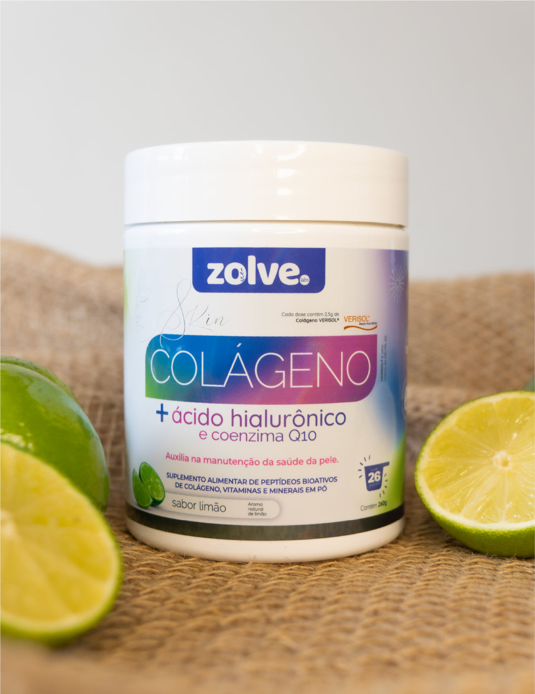 Zolve Skin Colágeno Verisol® Limão - 1 Pote